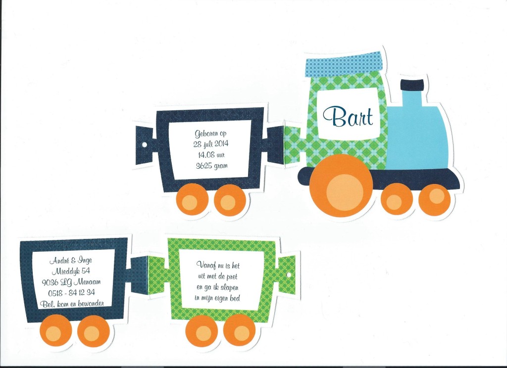 geboortekaartje bart