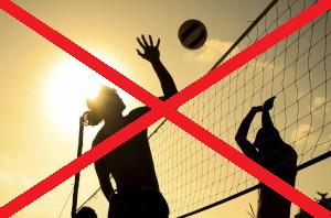 Geen stratenvolleybal in Menaam